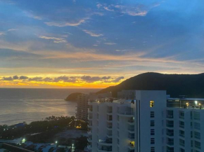 Apartamento con vista al mar y a la montaña en Santa Marta